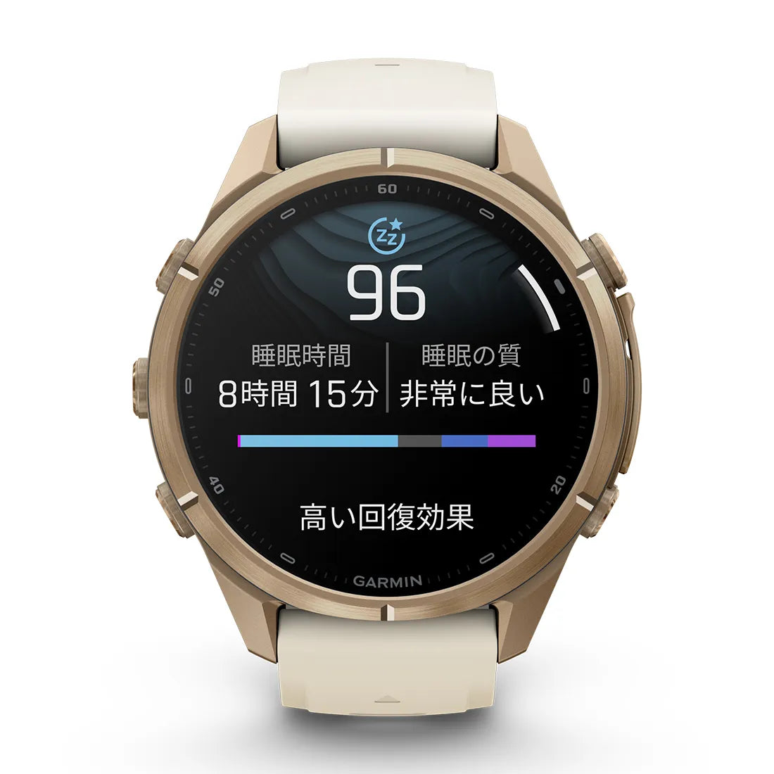 fenix 9 Pro Sapphire AMOLED 43mm Gold Ti / Cream