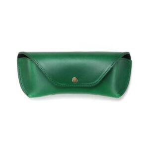 HORWEEN LEATHER EYEWEAR CASE 2 / Green & Black